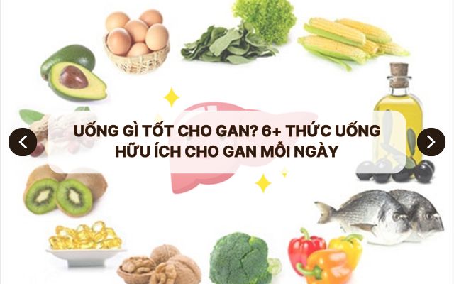 uong gi tot cho gan