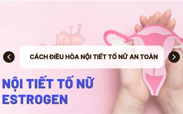 Cách điều hòa nội tiết tố nữ an toàn