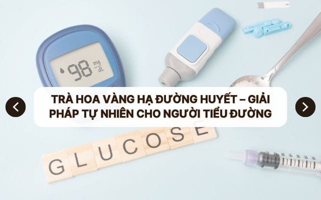 tra hoa vang ha duong huyet