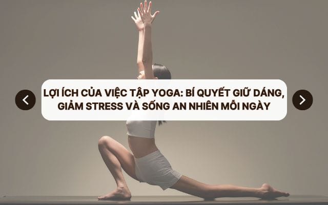Lợi ích của việc tập yoga: Bí quyết giữ dáng, giảm stress và sống an nhiên mỗi ngày