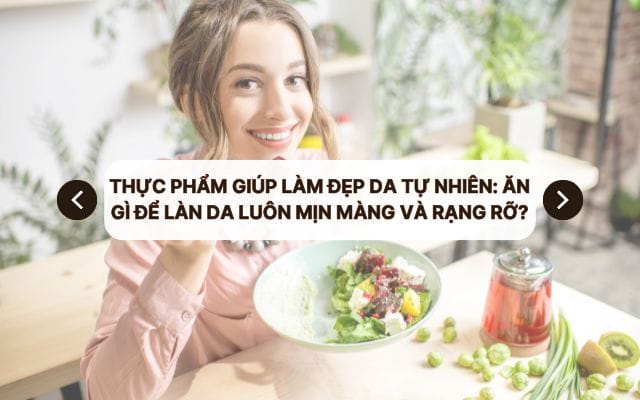 thuc pham giup lam dep da tu nhien